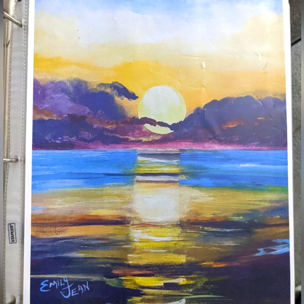 Art Print - sunset by Fairygodmother Emily Jean